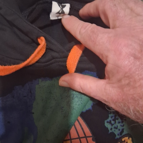 EUC HSJP Brand Sz. 1X Black 1/2-3/4 Length Sleeves Hoodie - Picture 2 of 10